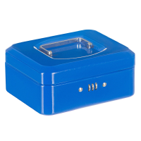 Сейф ящик для денег SAFEBURG Keeper-25C Blue Gloss