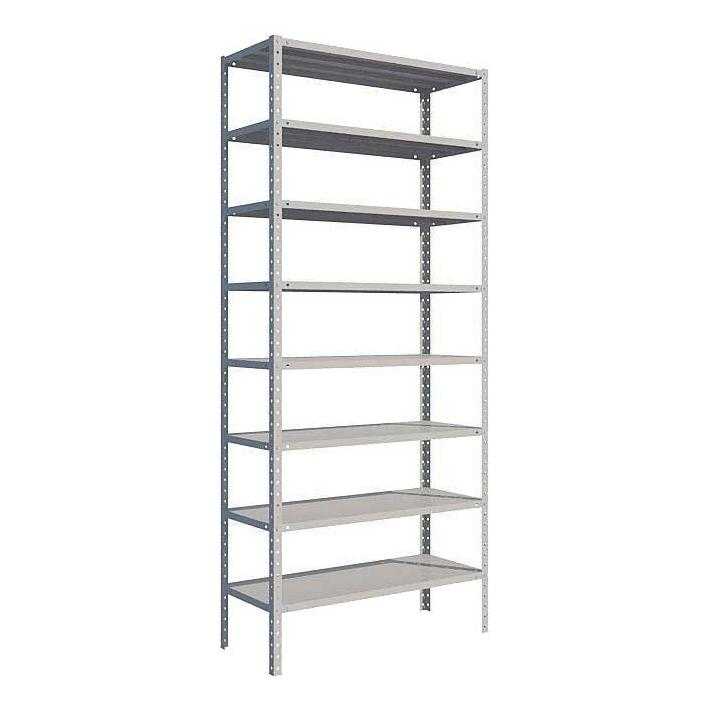 Производственный стеллаж MS Standart 255x100x40 (8 полок)